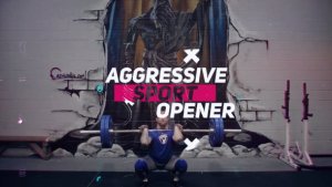 Videohive Aggressive Sport Opener 20741565 Openers template preview