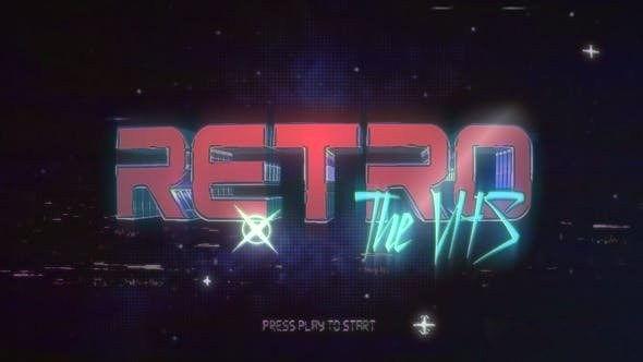 VIDEOHIVE Retro VHS Logo Opener 38365571 Openers template preview