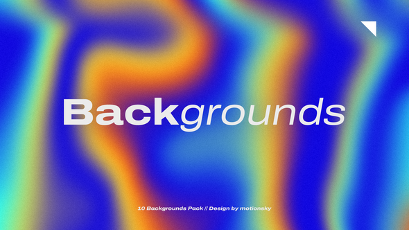 Videohive 10 Gradient Backgrounds | After Effects Elements template preview