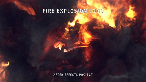 Videohive Fire Explosion Logo Logo Stings template preview