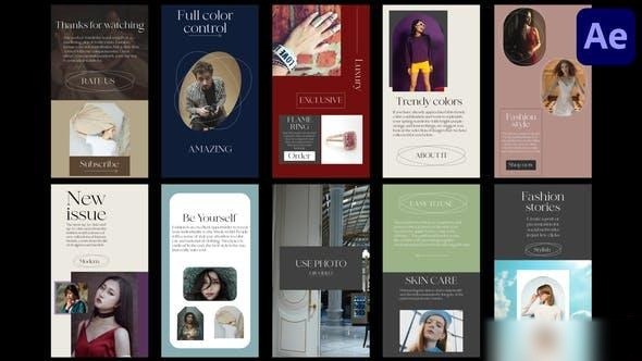 Videohive Fashion Stories | After Effects Openers template preview