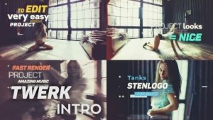 Strong Trailer Video Displays template preview
