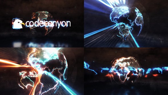 Videohive Energy Earth Logo Reveal Logo Stings template preview