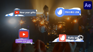 Videohive Snow Social Media Lower Thirds for After Effects Elements template preview