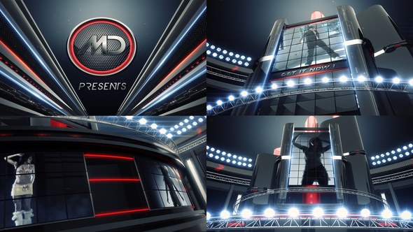 Videohive BlacKnight II Openers template preview