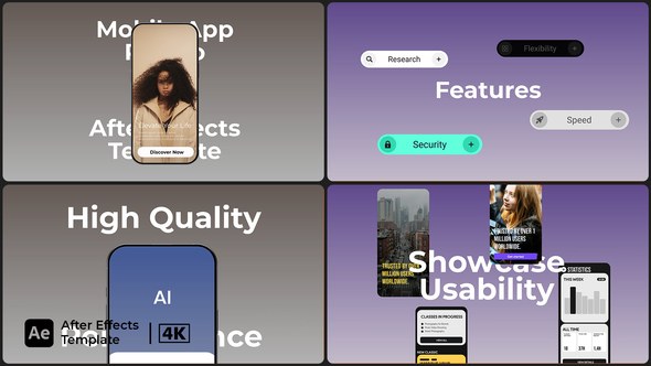 Videohive App Promo 4K Showcase Product Promo template preview