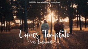 Videohive Lyrics Template Eastwood Video Displays template preview