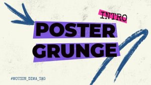 Videohive Poster Grunge Intro Openers template preview