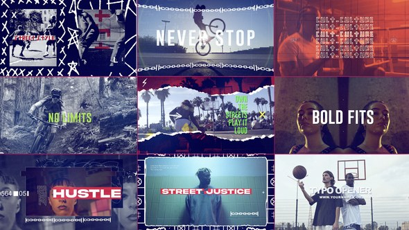 Videohive Stomp Beats Openers template preview