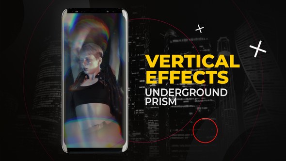 Videohive Vertical Underground Prism Effects | After Effects Elements template preview