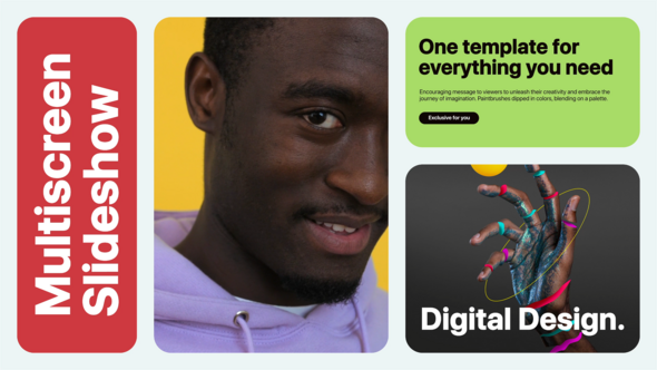 Videohive Multiscreen Slideshow Attractive Openers template preview