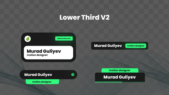Videohive Lower Third V2 Elements template preview