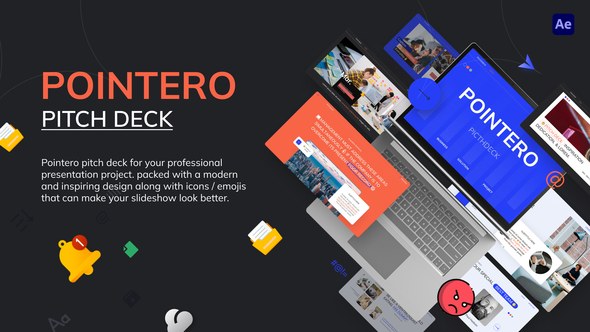 Videohive Pointero Pitch Deck Video Display After Effect Template Product Promo template preview