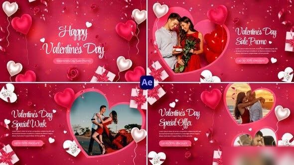 Videohive Valentine's Day Slideshow | Valentine's Day Sale Opener V1 Openers template preview
