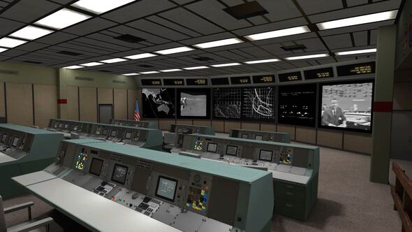 Videohive Mission Control Video Displays template preview