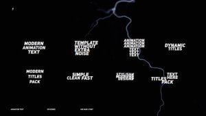 Videohive Animation Text | After Effects 58776610 Titles template preview