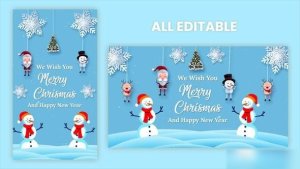 Videohive Merry Christmas 55580544 Openers template preview