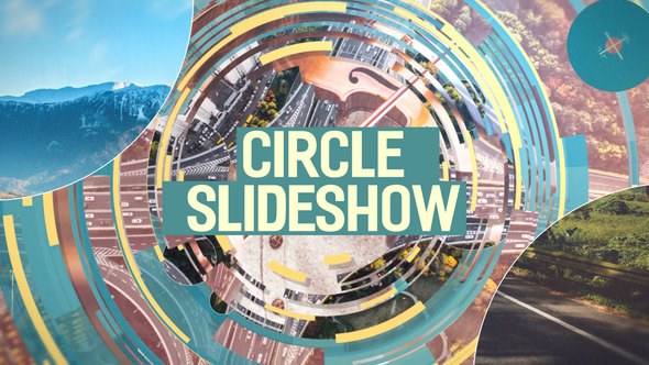 Videohive Circle Slideshow 22528046 Video Displays template preview