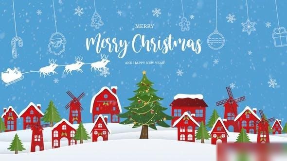 Videohive Merry Christmas Intro 2 48861897 Openers template preview