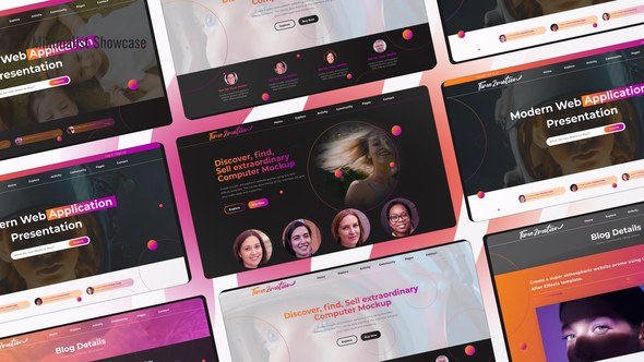 Videohive Website Screen Promo Product Promo template preview