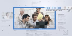 Mosaic History Company Video Displays template preview