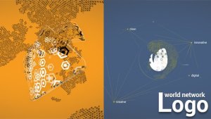 Videohive World Network Logo Logo Stings template preview
