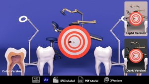 Videohive Dental Professionals Logo Stings template preview
