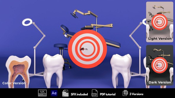 Videohive Dental Professionals Logo Stings template preview