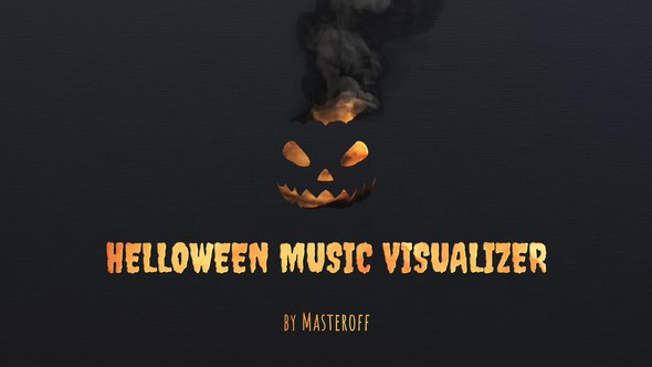 Videohive Halloween Music Visualizer Elements template preview