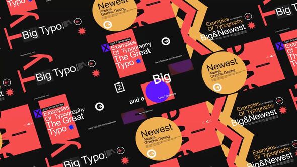 Videohive Typographic Scenes 57279229 Titles template preview