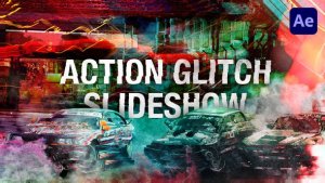 Videohive Action Glitch Slideshow 12858421 Video Displays template preview