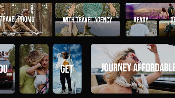Videohive Multi Screen Travel Promo Video Displays template preview