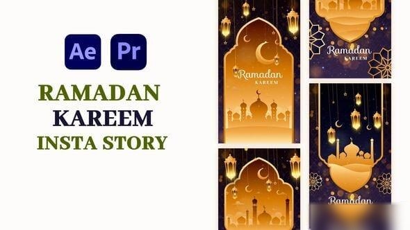 Videohive Happy Ramadan Kareem Instagram Story 56728775 Ramadan template preview