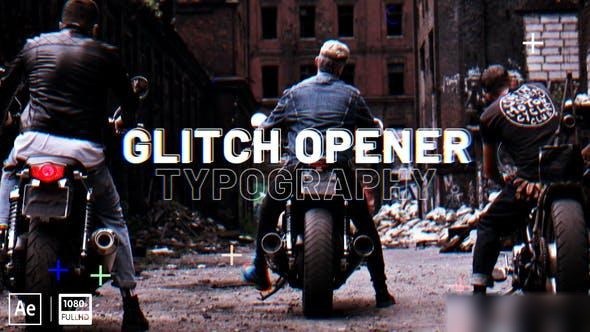 Videohive Glitch Opener 46538835 Openers template preview