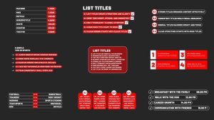 Videohive List Titles | After Effects Titles template preview