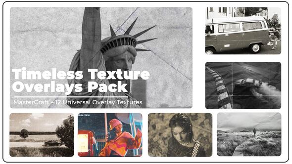 Videohive Timeless Texture Overlays Pack Elements template preview