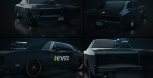 Videohive Car Furious Logo Stings template preview
