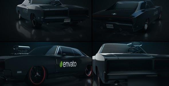 Videohive Car Furious Logo Stings template preview