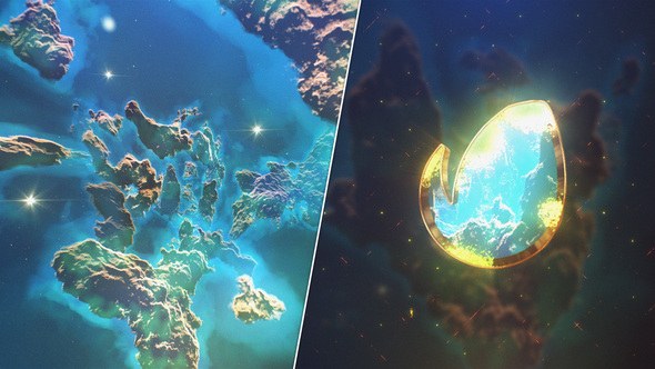 Videohive Space Nebula Logo Logo Stings template preview