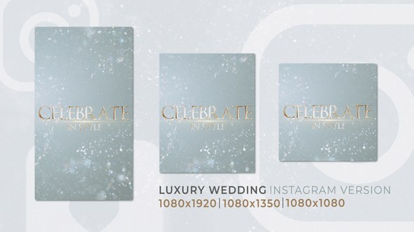 Videohive Luxury Wedding | Romantic Love Instagram Reel Video Displays template preview