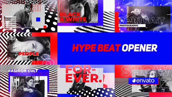 Videohive Hype Beat Opener Broadcast-packages template preview