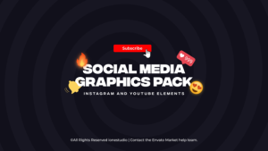 Videohive Instagram & Youtube Elements | Social Media Pack Broadcast-packages template preview
