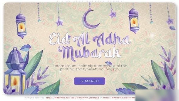 Videohive Eid Al Adha Mubarak Opener 51226544 Ramadan template preview