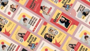 Videohive 90s Instagram Stories Product Promo template preview