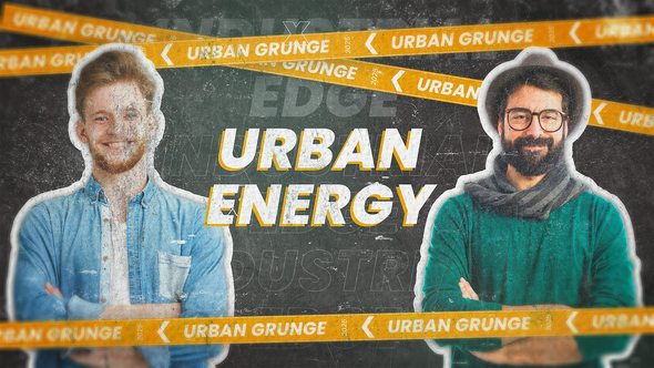 Videohive Urban Grunge Opener 56368381 Video Displays template preview