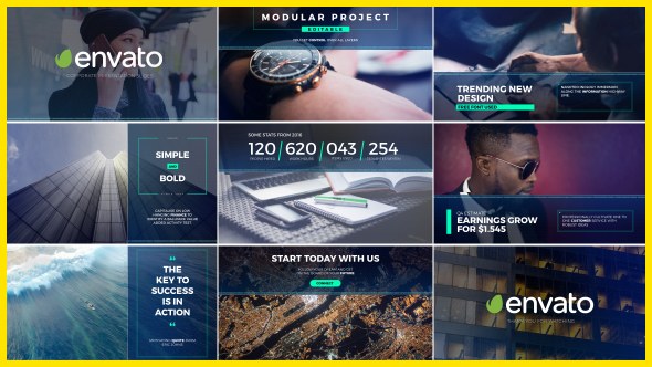 Minimal Presentation Slides Video Displays template preview
