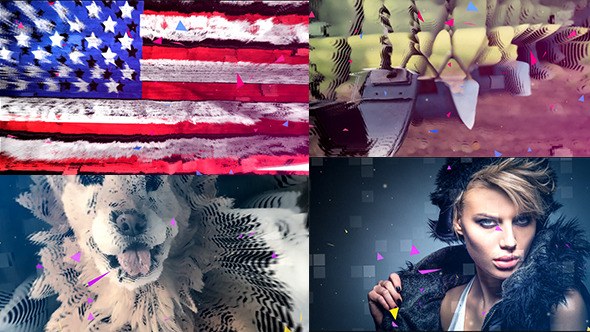 3D Stylish Slideshow Video Displays template preview