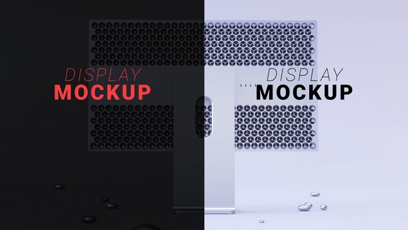 Videohive Display Mockup White And Black Product Promo template preview