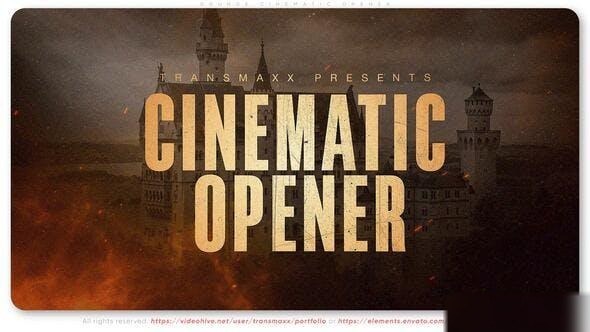 Videohive Grunge Cinematic Opener Openers template preview