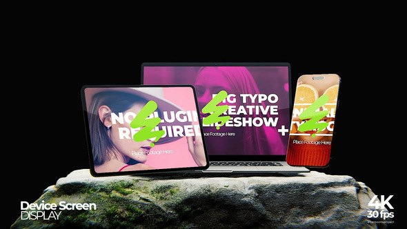 Videohive Multi Device Mockup Screen Video Displays template preview